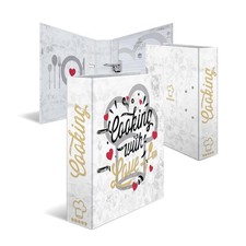 HERMA Rezeptordner DIN A4 Cooking with Love 7 cm breit mit 6-tlg. Register