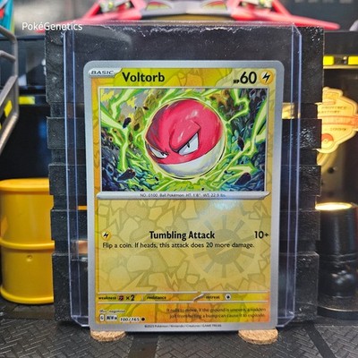 Voltorb 151 Reverse Holo Pokémon TCG 100/165 Scarlet & Violet Common