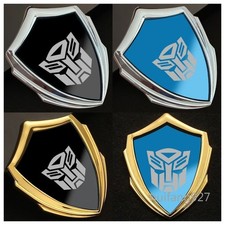 3d Metal Transformers Autobot Deception Car Badge Emblem Shield Decal Sticker 3d Metal Transformers Autobot Deception Car Badge Emblem Shield Decal Sticker