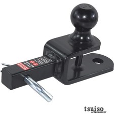 3-in-1 Atvutv Trailer Hitch Towing Ball Mount 2-inch Ball Fits 1-14 Receiver