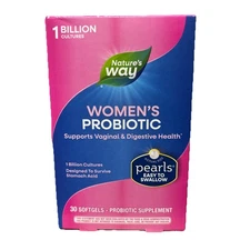 Nature's Way Women's Probiotic Pearls  30 Softgels Exp: 01/2027