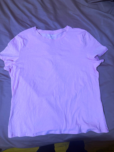 Primark Women’s XL Stretch Crew Neck Short Sleeve Solid Purple T-Shirt