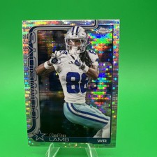 2025 Topps Chrome Football NFL CeeDee Lamb Pulsar #76 - Dallas Cowboys