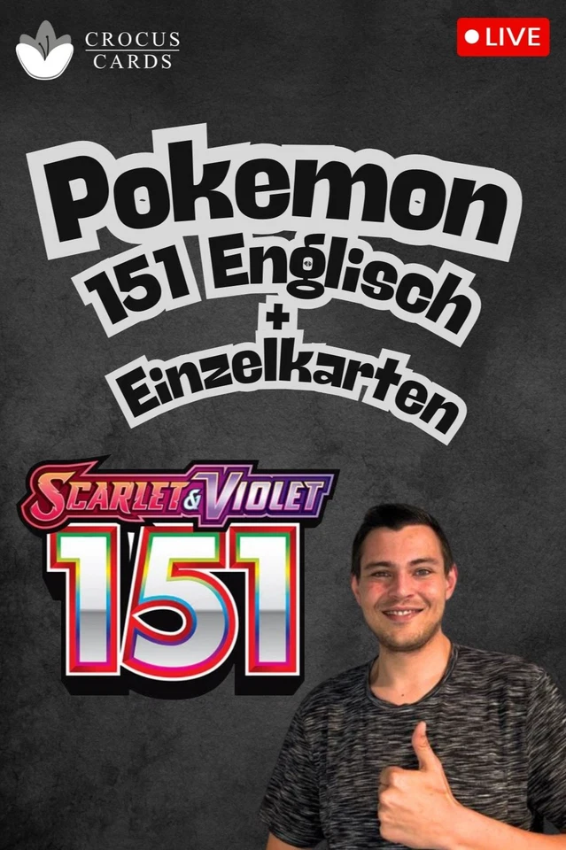 Pokemon 151 Englisch Special Break + Einzelkarten