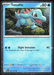 Totodile (Cosmos Holo) 041/217 Ascended Heroes