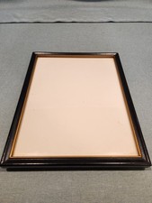 Black with Gold Trim Picture Frame  8" x 10" with Glass