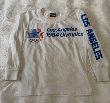 Vintage Levis Olympic 80s USA Long Sleeve Shirt Toddlers N127