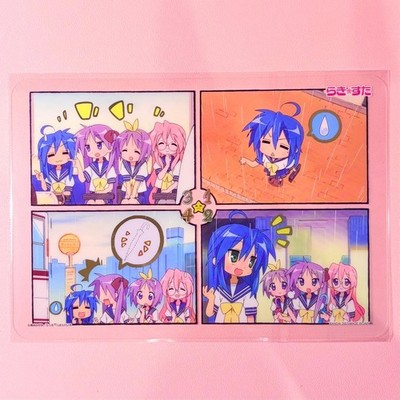 Lucky Star Plate Collection Pack Konata Kagami Tsukasa Miyuki