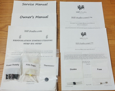 Heathkit AJ-41 tuner restoration kit upgrade recap capacitor