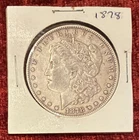 1878 Morgan Silver Dollar, Philadelphia Mint, Circulated, 90% Silver US Coin