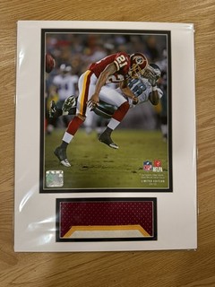 Sean Taylor Washington Redskins Large Game Used Worn Jersey Patch Swatch NFL
