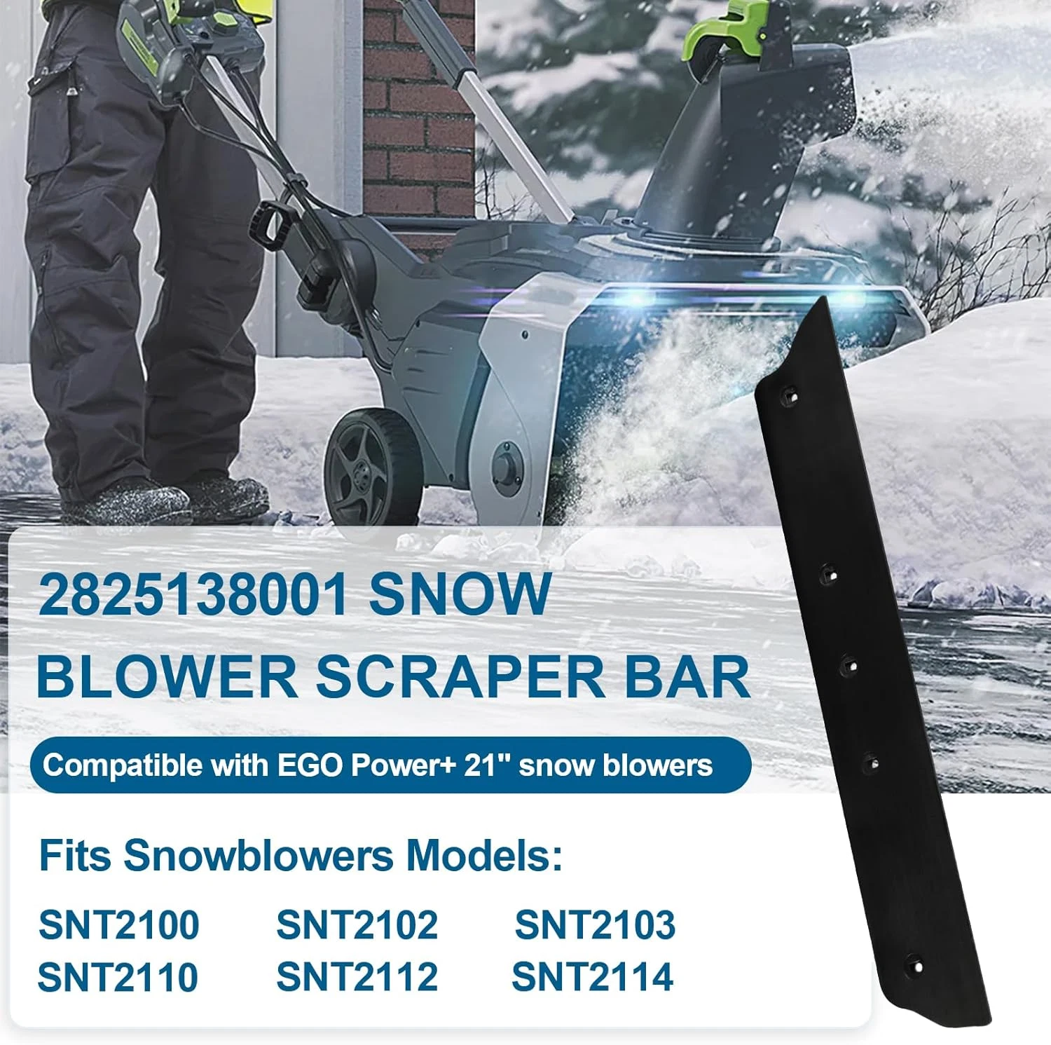 Professional Scraper Bar Assembly for EGO Power+ 21-Inch Snow Blower 2825138001