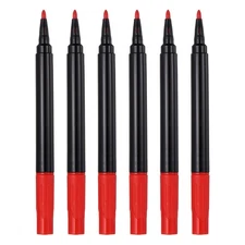 Chalk Board Marker Pens, 6 Pcs Liquid Chalk Markers Erasable, Bright Red