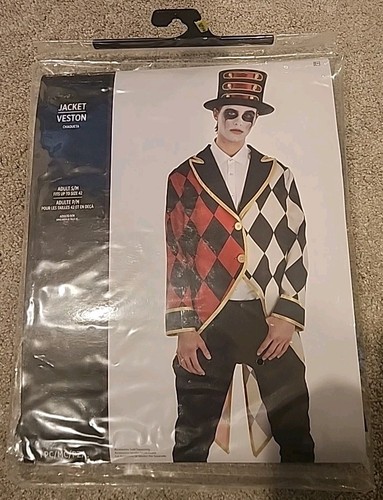 Vintage Circus Jacket Clown Suit Yourself Fancy Dress Up Halloween Adult Costume - Picture 1 of 2