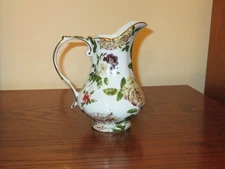Vintage Royal Danube Floral Porcelain Pitcher - 5-3/4" High