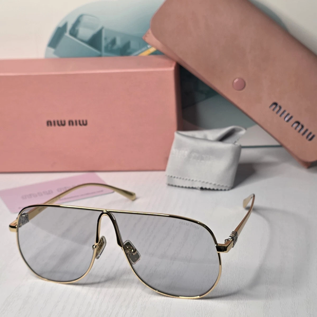 MIU MIU MU09NS 777-6S1 女士太阳镜 女士Miu Miu太阳镜| eBay main image 2