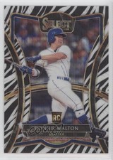 2020 Panini Select Diamond Level Zebra Prizm Donnie Walton #233 0eq8