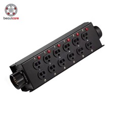 19 Pin Socapex To 12x Edison Power Distro Box for Stage DJ Lighting Distribution