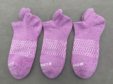 3 pairs Bombas Women's Solid Ankle socks Size MEDIUM 8-10.5 pink