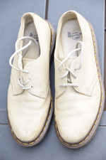 Dr. Martens - 1461 3-Eye Oxford - White Cream AW004 Unisex Size:M8/W9