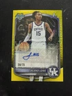 2025-26 Bowman Jaland Lowe CPA-JL Chrome Prospect Auto Yellow Mojo /75 1st