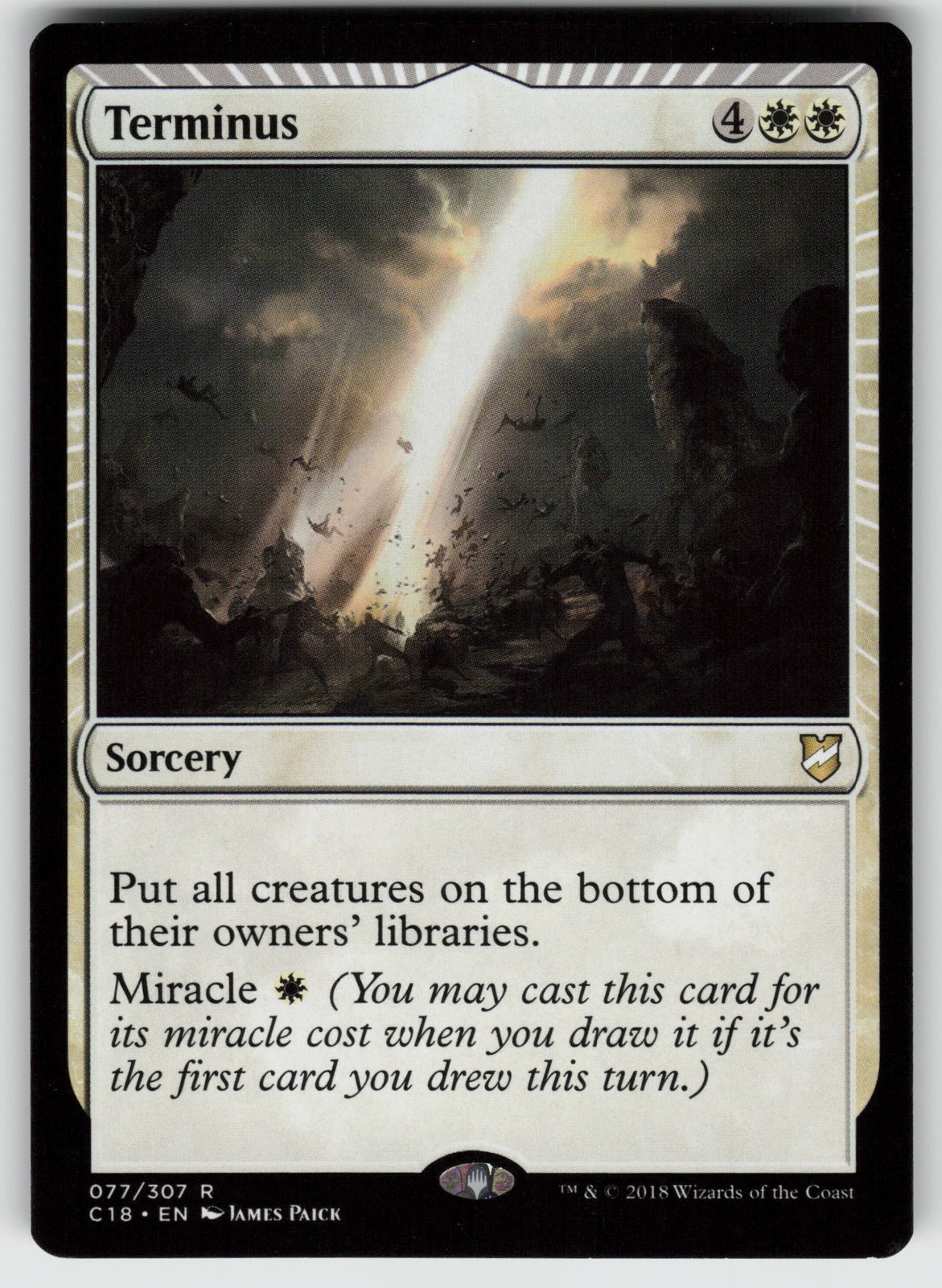 Terminus Commander 2018 77 R NM MTG