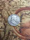 Silver 90%  1958 D  Franklin Half Dollar   TP-0585