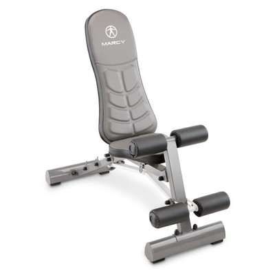 Deluxe Foldable Utility Bench Gym Equipment - SB-10100 , Black