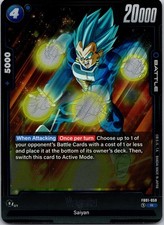 TCG Bandai Dragon Ball Super Karte  Vegeta FB01-059  Rare