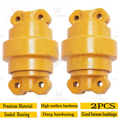 2PCS Track Roller Bottom Roller For Caterpillar CAT 302.5 303 303.5 e303