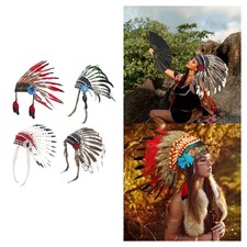 Native American Indian Headdress Head Accessories for Party Show Fancy Dress