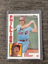 1984 Topps Super Baseball Mike Schmidt #6 - Phillies