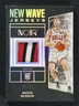 2024-25 Panini Noir Matas Buzelis #NWJ-BUZ New Wave Jerseys Patch RC Rookie /99