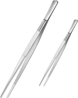 Kochpinzette 304 Edelstahl Rutschfest Lang Gerade 20-30Cm Grillzange