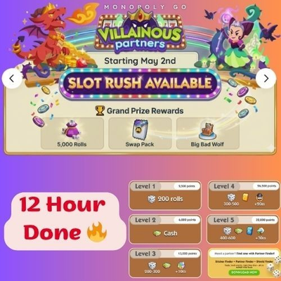 #ad MONO.POLY GO Partner x1 Slot 🔥 6 12 Hour Full Carry 80K 🔥 Online 24 7 $1.99