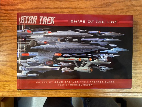 Star Trek Ships of the Line Hardcover Book  DJ Drexler Clark  Okuda 2014 - NICE