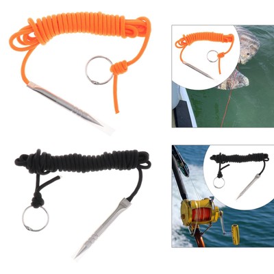 Paracord Fishing Stringer stark mit Metallfadenstift zum Campingkajak
