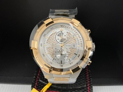 Invicta Aviator Falcon Men's Watch 50.5mm. Steel/gold #28120 NEW In Box