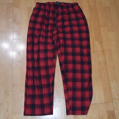 NORTH 15 Men's Sz L Buffalo Plaid Soft Flannel PAJAMAS BOTTOMS Pajama PANTS