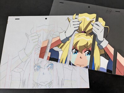BURN UP W / BURN UP EXCESS Rio Behind Bars PRODUCTION CEL+PENCIL SKETCH