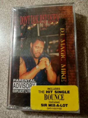 DJ Magic Mike Don't Talk Just Listen Cassette Tape Brand New Sealed Rap 