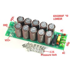 1pc HIFI AMP 63V 2200UF 10 Amplifier Rectifier Power Supply Board Power Array