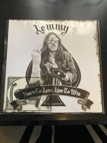 Lemmy Born To Lose Live To Win Limited Edition Red Vinyl No 269/500 - Afbeelding 1 van 7
