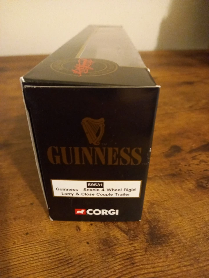 Corgi Guinness Scania 4 wheel rigid and trailer 59531 - Image 4 of 4