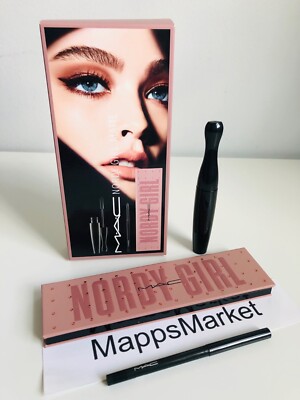 NIB Authentic MAC Nordy Girl MATTE 3-Piece Face & Eye Set $202