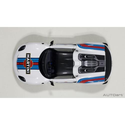 1:18 Autoart Porsche 918 Spider Livrea Martini #15 2013 AA77927 Model - Picture 7 of 11