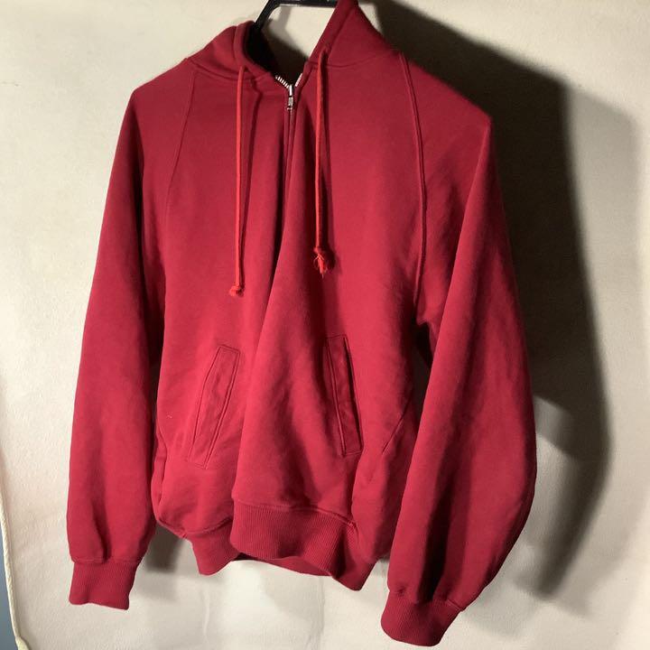 パーカー・フーディ Valentino Garavani Red Cotton Sweatshirt Valentino Garavani Authentic Hoodie Men's Size 46 100