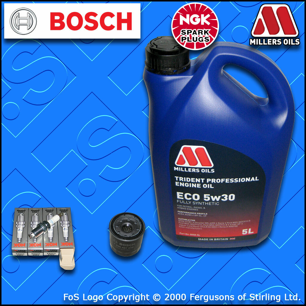 SERVICE KIT for MAZDA 3 (BL) 1.6 OIL FILTER SPARK PLUGS +FE OIL (2008-2014)