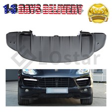 Front Bumper Lower Air Deflector Spoiler For 15-18 Porsche Cayenne 95850510000