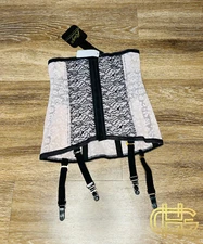 Rago Waist Trainer/Cincher 2107 Blk/Pink L/30